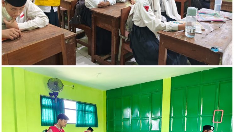 OSIM MTsN 4 Sidoarjo Gelar Program Pengecekan Atribut dan Kedisiplinan Siswa Secara Terjadwal