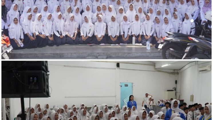 Siswa Kelas 9 MTsN 4 Sidoarjo Kunjungi SMK 2 Krian dalam Rangka Sosialisasi Program PPDB 2026/2027