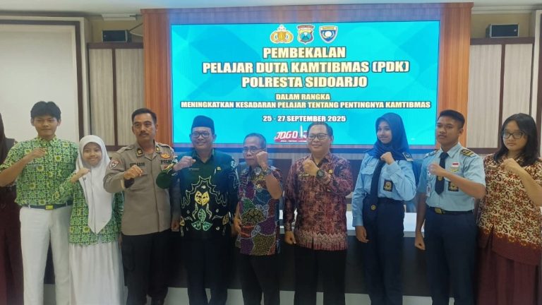 Siswa MAN Terpilih Untuk Mewakili Kabupaten Sidoarjo pada Pelajar Duta Kamtibmas Jawa Timur