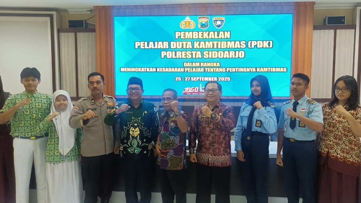 Siswa MAN Terpilih Untuk Mewakili Kabupaten Sidoarjo pada Pelajar Duta Kamtibmas Jawa Timur