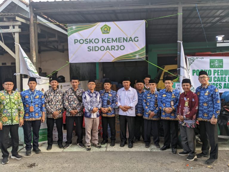 Posko Peduli Kemenag Sidoarjo, Wujud Nyata Solidaritas untuk Ponpes Al Khoziny