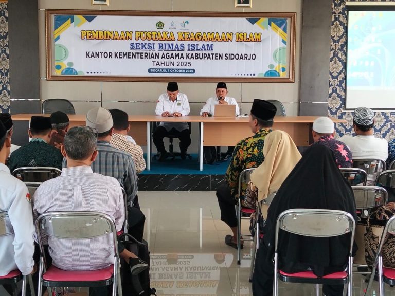 Kemenag Sidoarjo Gelar Pembinaan Pustaka Keagamaan Islam