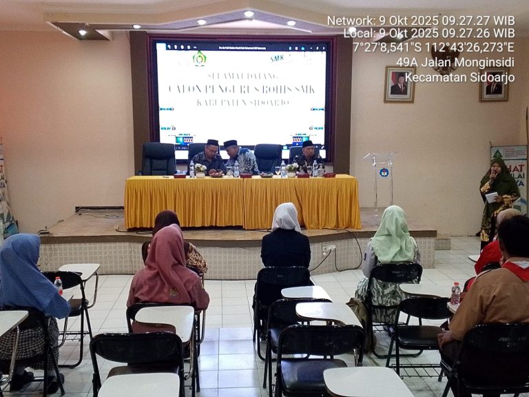 Pembentukan ROHIS Tingkat SMK se-Kabupaten Sidoarjo Resmi Digelar di SMK Negeri 1 Sidoarjo