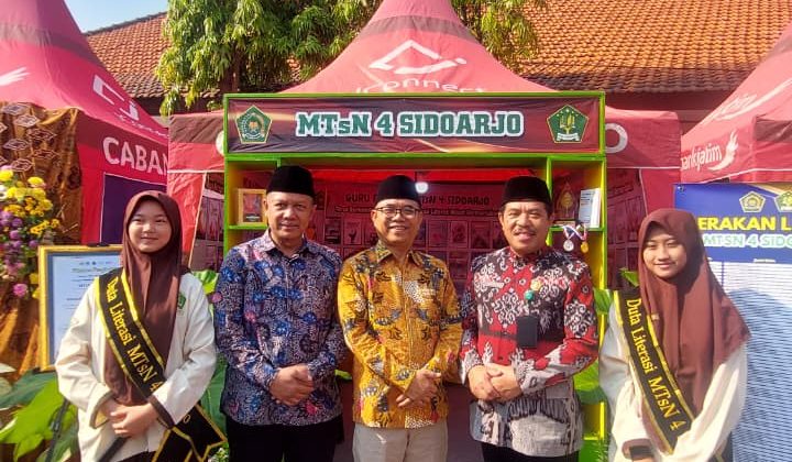 MTsN 4 Sidoarjo Mendapat Kehormatan Dikunjungi Kepala Kemenag di Ajang Anugerah GTK 2025