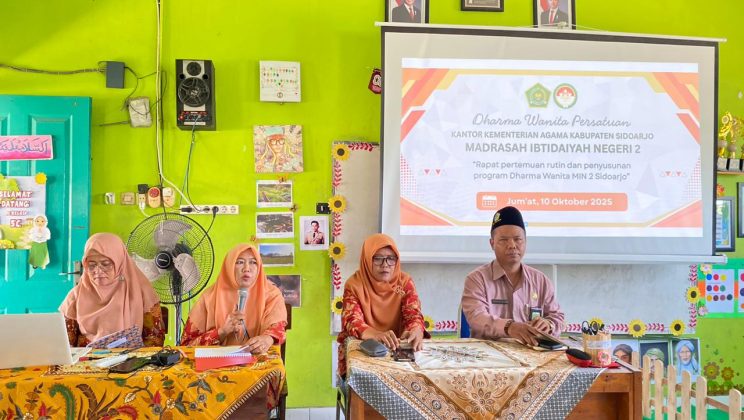 Dharma Wanita MIN 2 Sidoarjo Mantapkan Langkah, Susun Program Inovatif Demi Kemajuan Madrasah
