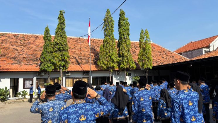 Apel Hormat Bendera, Kepala Kemenag Sampaikan Rencana Penyelesaian Pendataan Bangunan Pondok Pesantren.