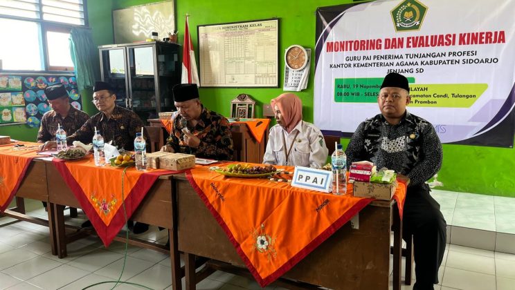 Guru PAI SD Candi, Tanggulangin, Tulangan Dievaluasi, Kepala Kantor Tekankan Kurikulum Berbasis Cinta dan Moderasi Beragama
