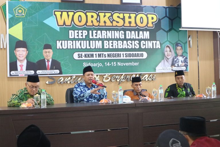 Buka Workshop KKM MTs 1, Kankemenag: Usia Transisi Butuh Pendekatan Deep Learning Berbasis Akhlak dan Cinta