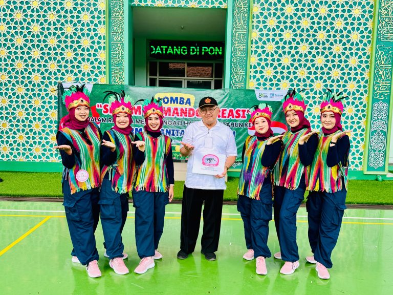 DWP MTsN 1 Sidoarjo Raih Juara III Lomba Senam Komando Kreasi