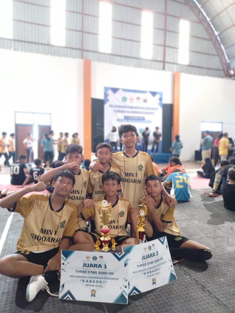 MIN 1 Sidoarjo Buktikan Kualitas, Meraih Juara 1 dan Juara 2 Lomba Kabaddi Tingkat Kabupaten
