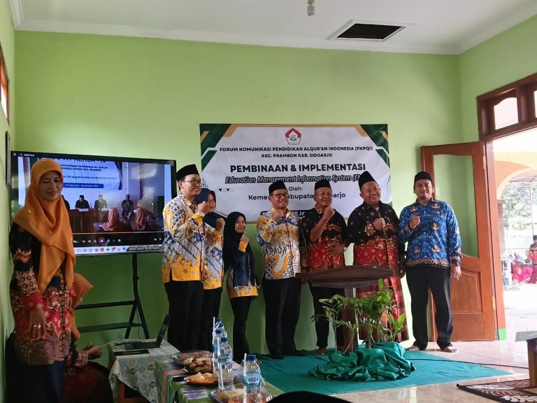 PD Pontren Kemenag Sidoarjo Beri Bimtek Pengisian Emis, Sipdarlpq, Simba dan Sikap Kemenag di TPQ Kecamatan Prambon