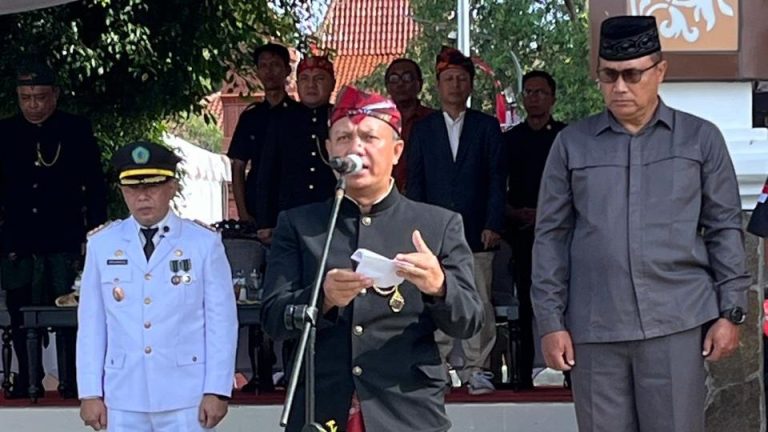Kepala Kemenag Sidoarjo Pimpin Doa pada Upacara Hari Jadi ke-167 Kabupaten Sidoarjo