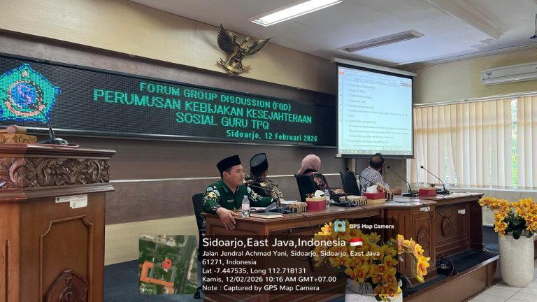 Kasi PD Pontren Menjadi Narasumber FGD Perumusan Kebijakan Kesejahteraan Sosial Guru TPQ