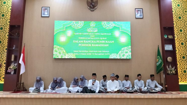 Gebyar Tahfidz 30 Juz Siswa Madrasah dan Peringatan Nuzulul Qur’an dalam Rangka Pembukaan Pondok Ramadhan