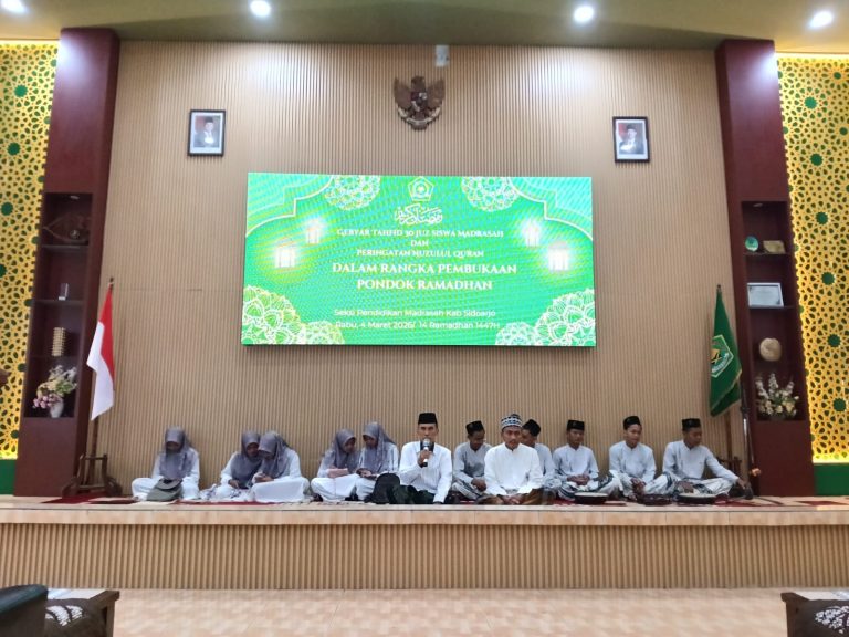Gebyar Tahfidz 30 Juz Siswa Madrasah dan Peringatan Nuzulul Qur’an dalam Rangka Pembukaan Pondok Ramadhan