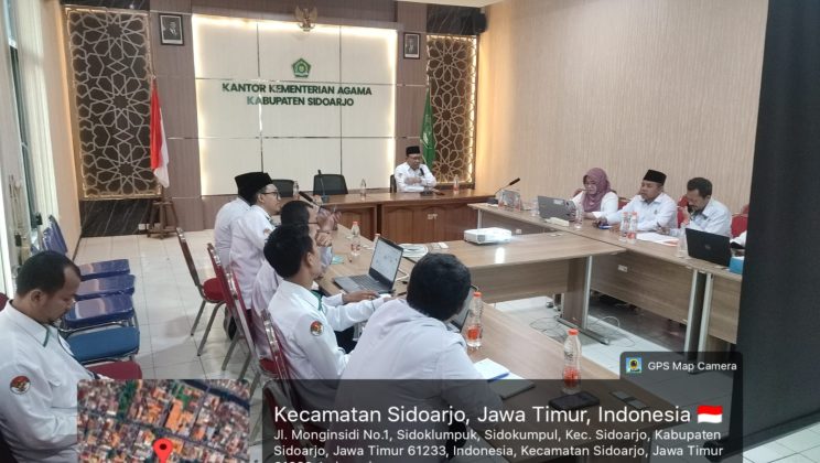 Perkuat Pembangunan Zona Integritas, Kemenag Sidoarjo Bentuk Agen Perubahan dan Susun Strategi Eviden PMPZI