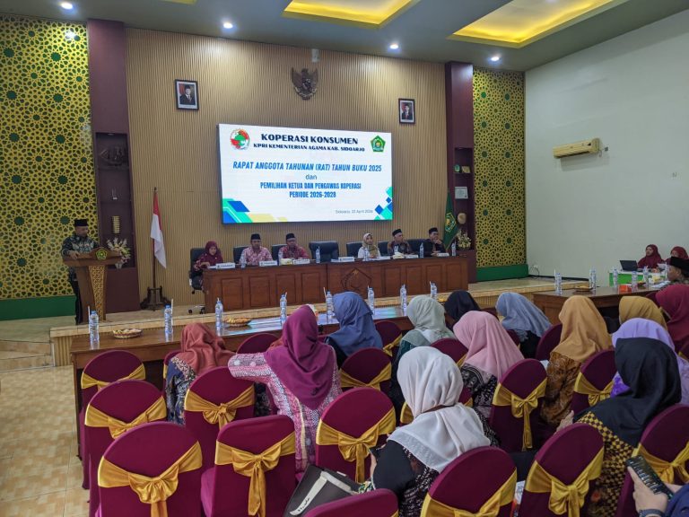 RAT Tahun Buku 2025, Koperasi Kemenag Sidoarjo Gelar Pemilihan Pengurus dan Pengawas Baru Periode 2026–2028