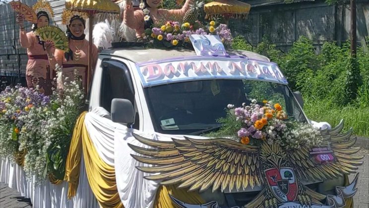 Pawai Mobil Hias dan Parade Budaya Anak RA Meriahkan Sukodono