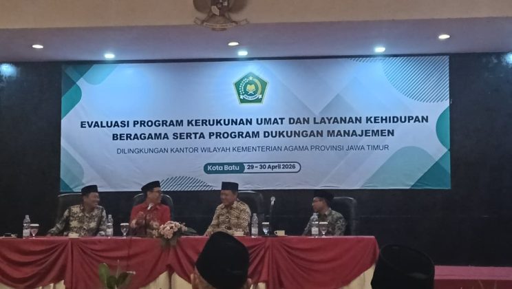 Kemenag Kab.Sidoarjo Hadiri Evaluasi Program Kerukunan & Layanan Beragama di Kota Batu