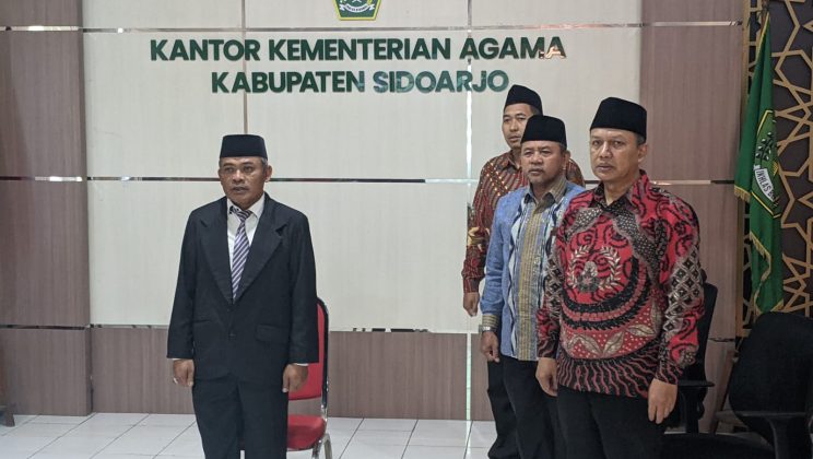 Kemenag Sidoarjo Ikuti Pelantikan Nasional Kepala KUA Secara Daring