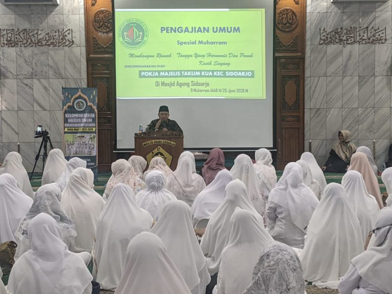 Kemenag Sidoarjo Ajak Majelis Taklim Berperan Wujudkan Keutuhan Keluarga