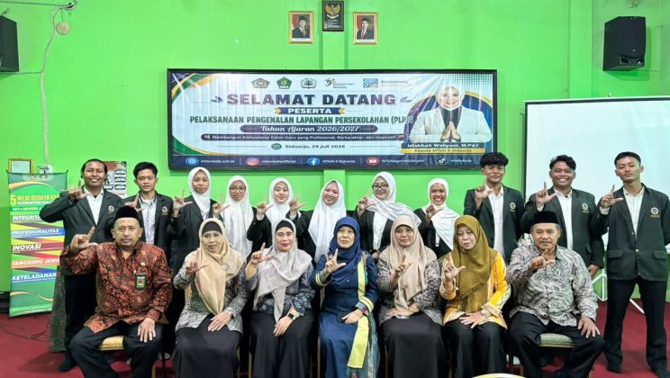 Sambut Mahasiswa PLP 1 UINSA, MTsN 4 Sidoarjo Siap Cetak Calon Pendidik Profesional, Berkarakter, dan Inspiratif