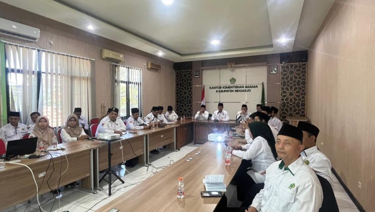 Kemenag Sidoarjo Ikuti Evaluasi Pembangunan Zona Integritas Semester I Tahun 2026 Secara Daring