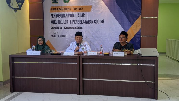 Kemenag Sidoarjo Dorong Guru MI Berinovasi melalui Bimtek Modul Ajar Kokurikuler dan Pembelajaran Coding