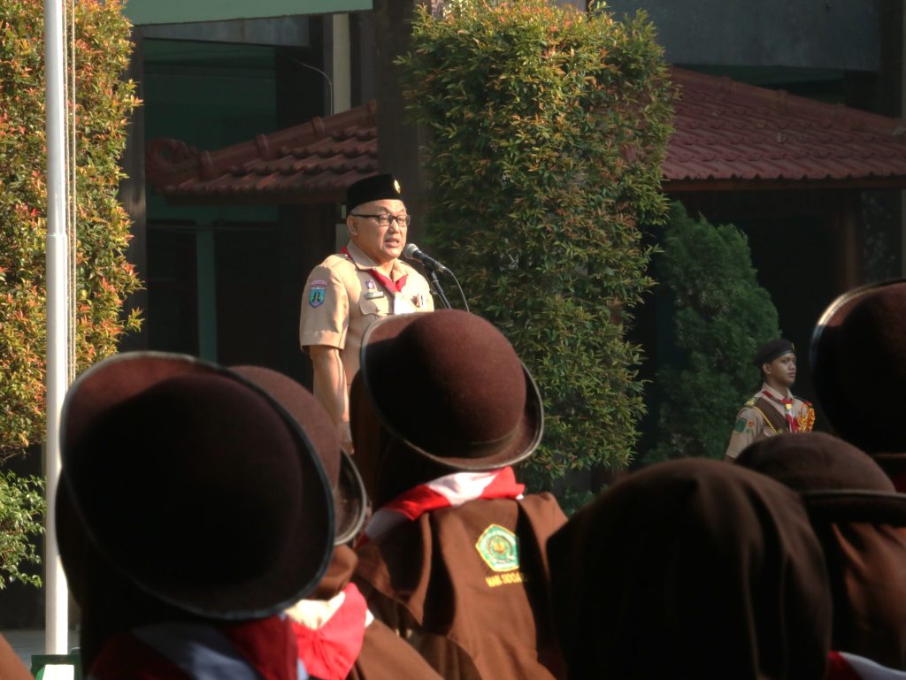 Amanat Pembina Upacara dalam Upacara Peringatan Hari Pramuka 2026