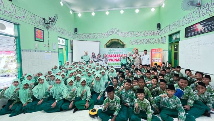 Langkah Nyata MIN 1 Sidoarjo Putus Rantai Kenakalan Remaja Lewat Sosialisasi Anti-Narkoba Bersama Polsek Buduran