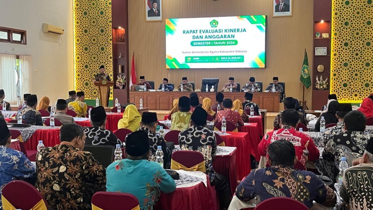 Buka Rapat Evaluasi Kinerja dan Anggaran, Kakan Kemenag Sidoarjo Tekankan Akuntabilitas dan Program Berdampak