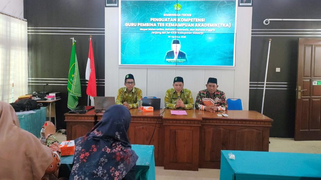 Penguatan Kompetensi Guru Pembina TKA MA Se-KKM Sidoarjo