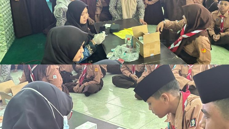 Skrining Kesehatan dan Penyuluhan Bahaya Narkoba serta HIV/AIDS Digelar di MTsN 4 Sidoarjo