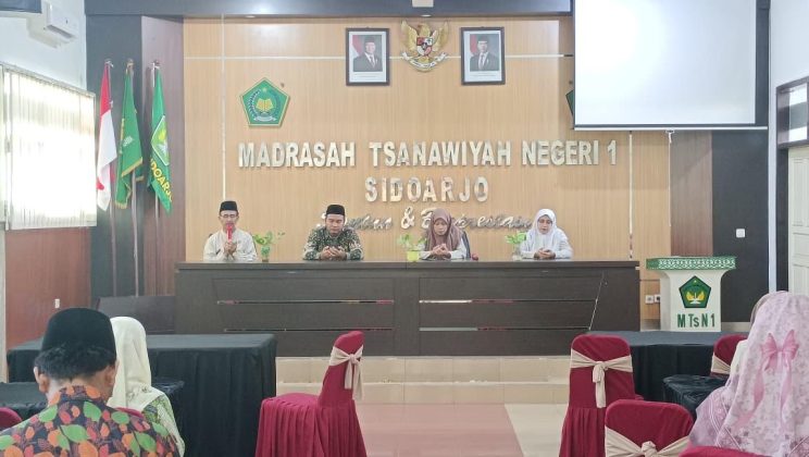 MTsN 1 Sidoarjo Gelar Diseminasi Bimtek Penguatan Guru Pembina TKA, Siapkan Strategi Penyusunan Try Out Terbaik