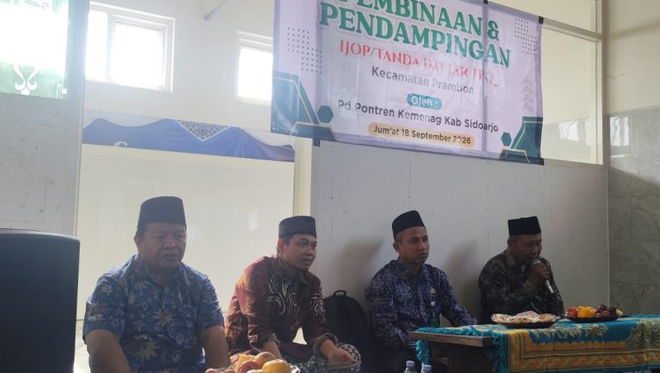 KUA Prambon Hadir Dampingi TPQ dalam Perpanjangan IJOB melalui SIPDAR-PQ
